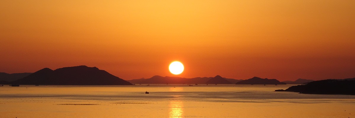 小豆島の夕陽